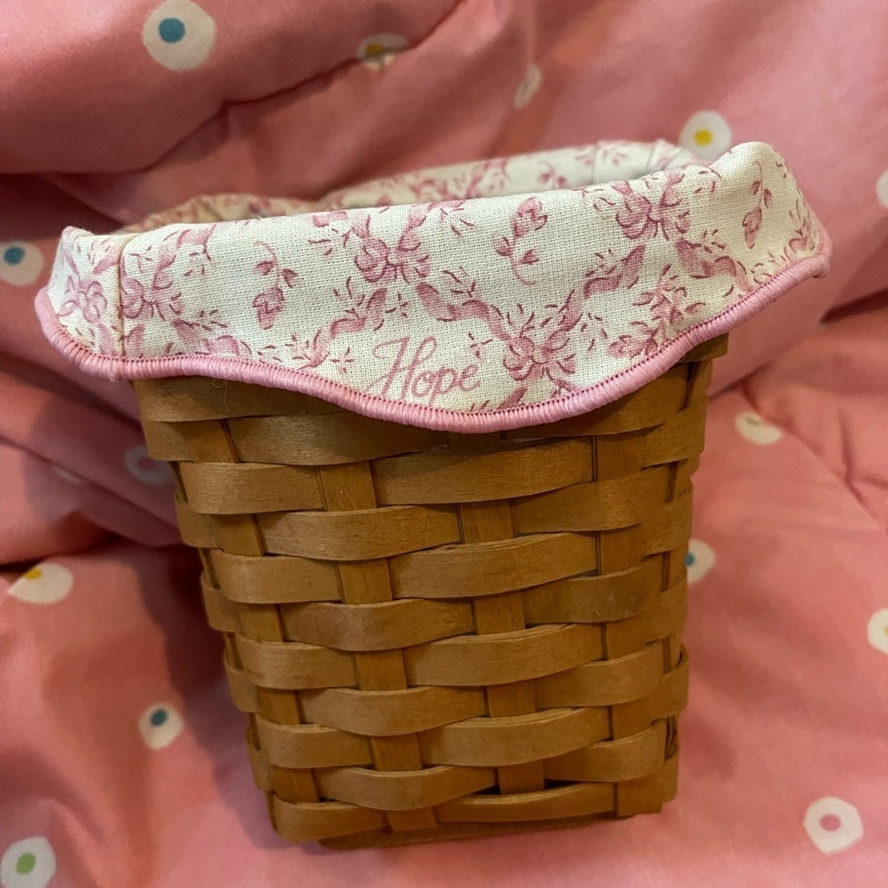 2004 Longaberger Horizon Of Hope Basket Liner Protector